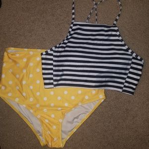 Striped and Polka Dot bikini